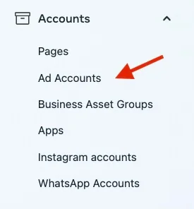 ad account - Business Manager
