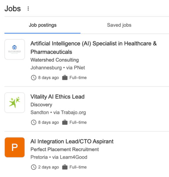 AI job search