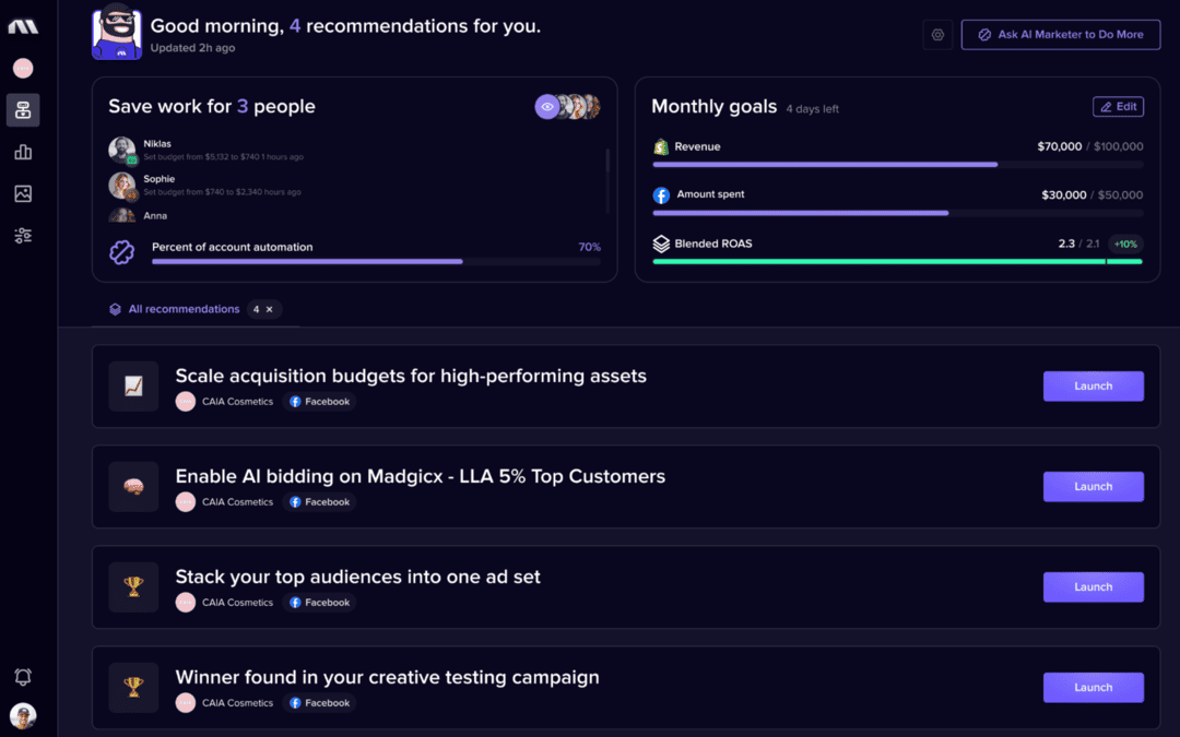 AI Marketer Madgicx