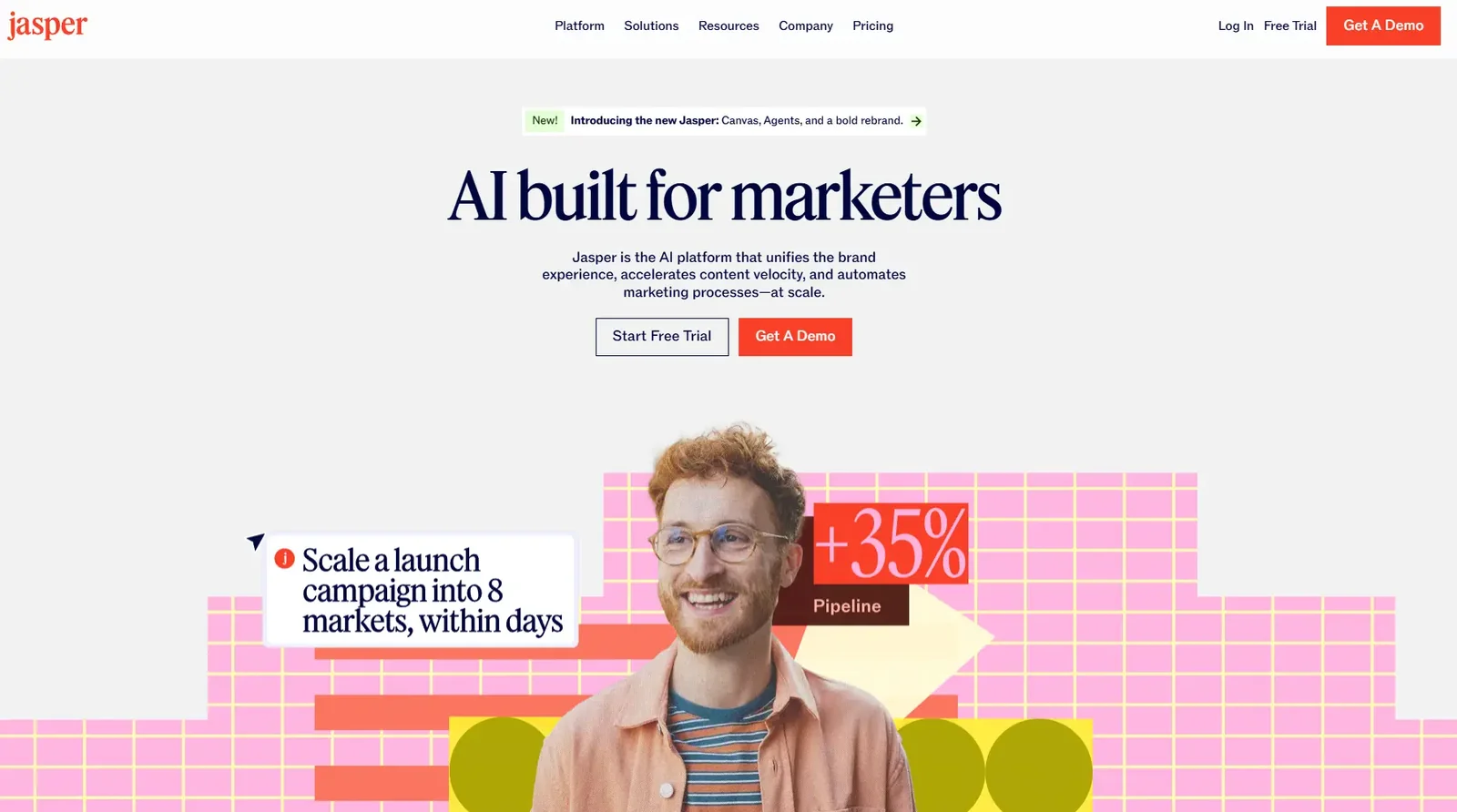 AI tools in advertising - Jasper