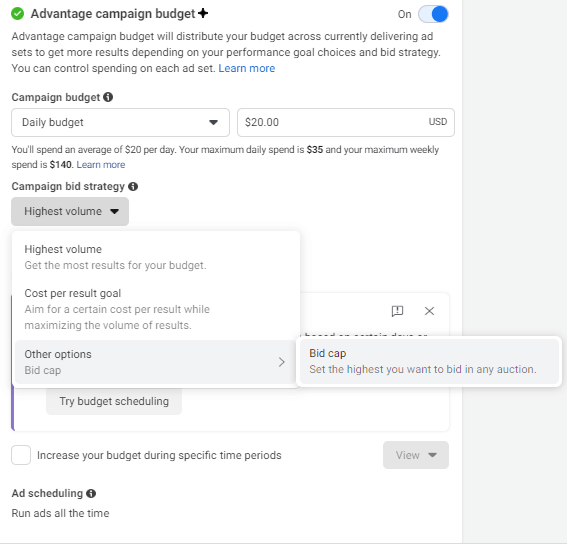 Bid - Facebook ads analytics