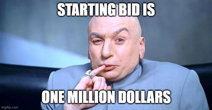 Bidding war meme