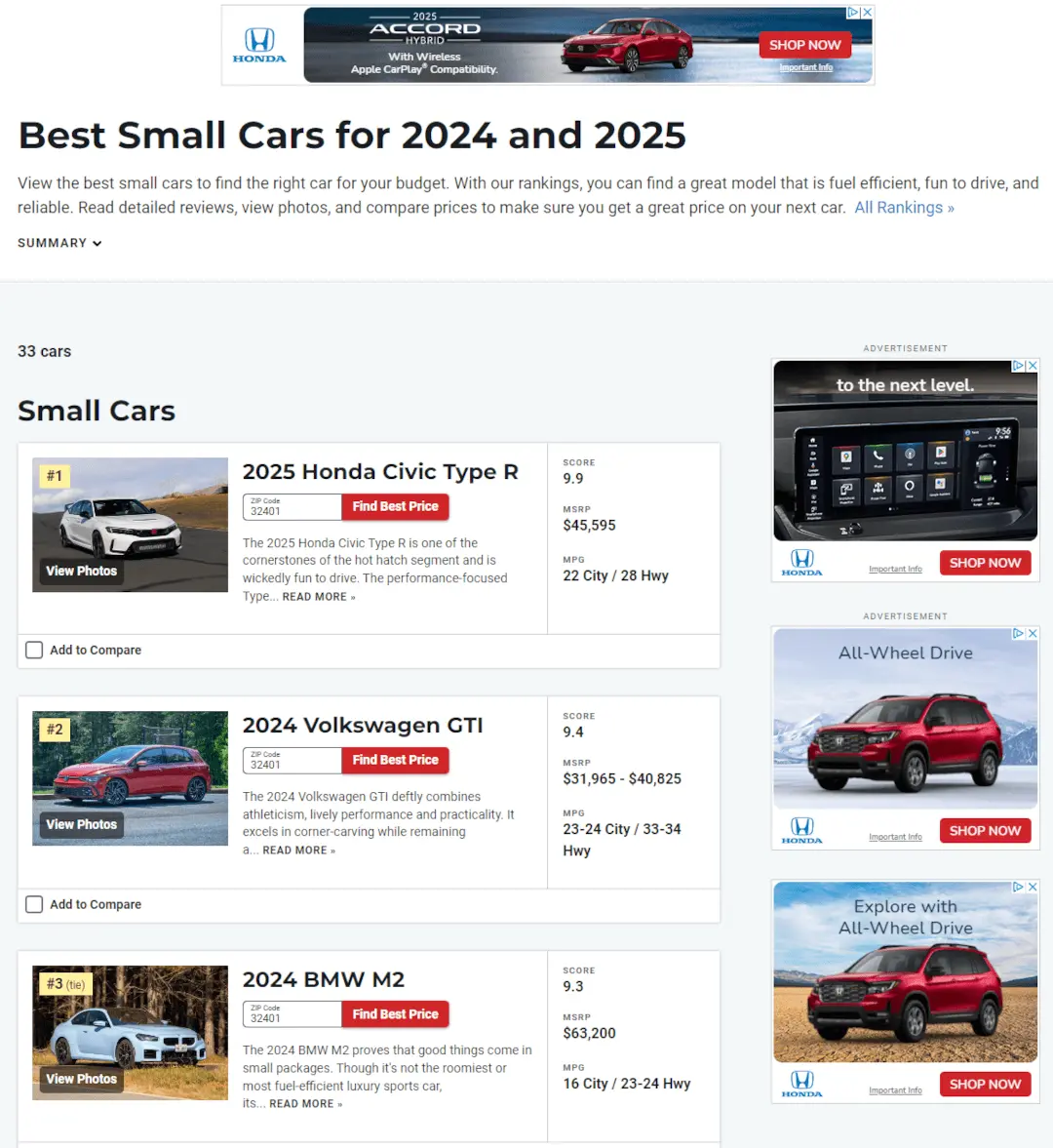 contextual ad example
