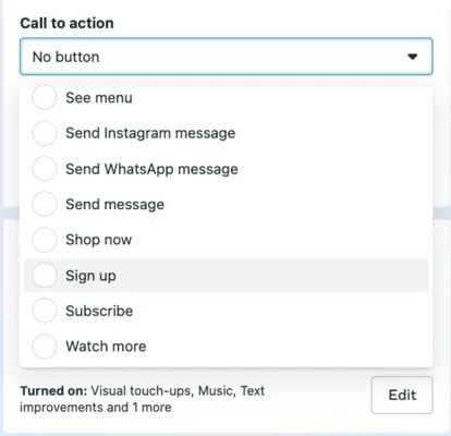 CTA Button Ads - Manager