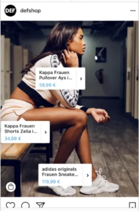 Def Shop Instagram Shopping ad