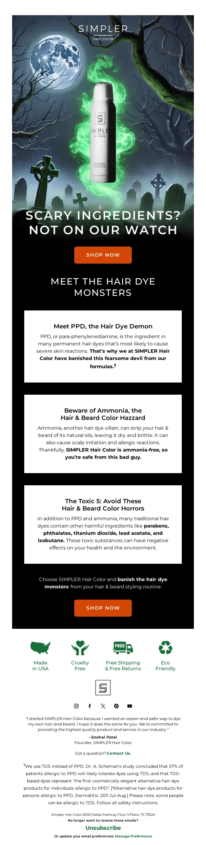 email marketing example