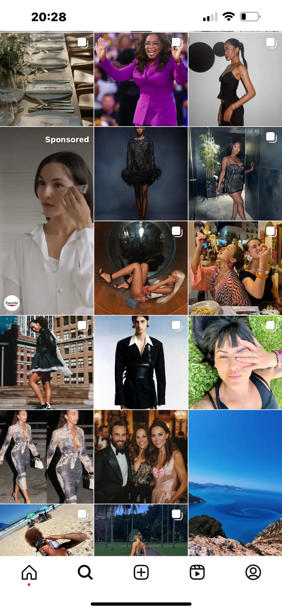 Explore Instagram ad