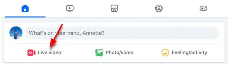 Facebook reels - add description on mobile