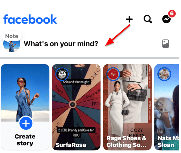Facebook - Whats on your mind