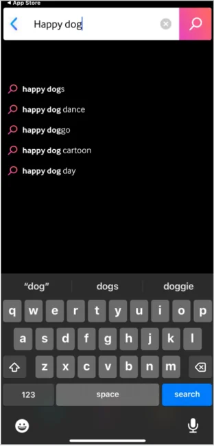 Giphy - gif search bar