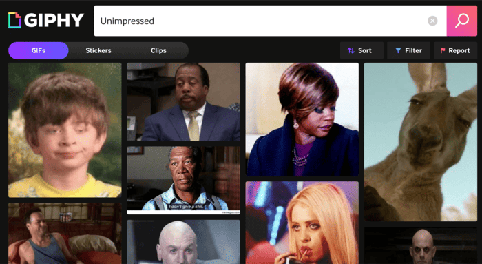Giphy - gif search on desktop