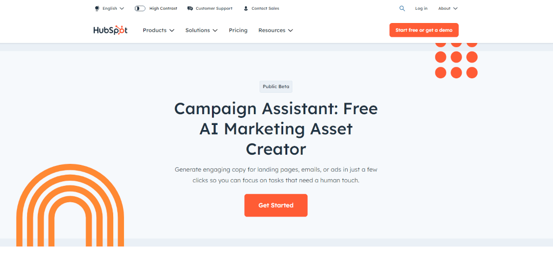 HubSpot's Campaign Assistant