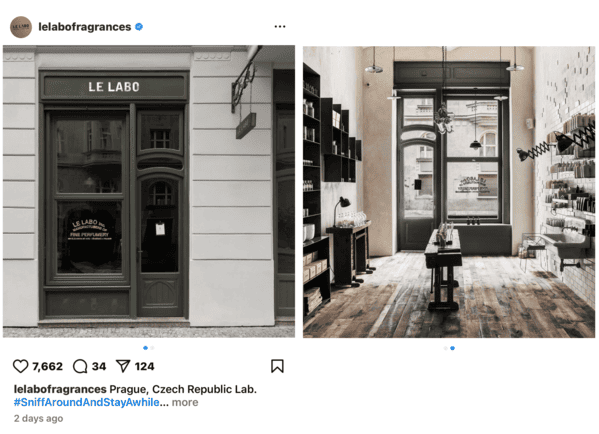 Instagram -  image carousel