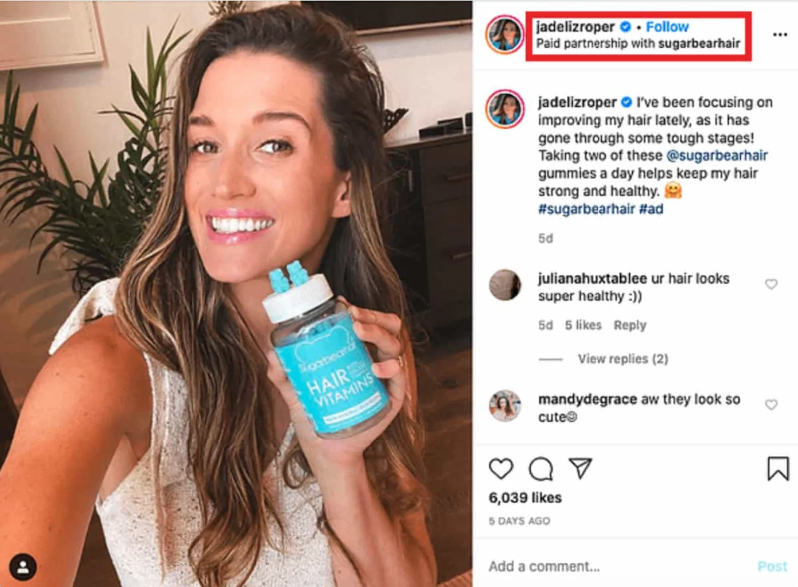 Instagram paid partnership
