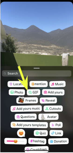 Instagram Story - GIF icon