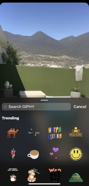 Instagram Story gifs