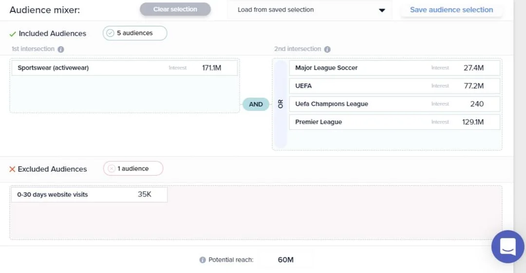 Interest layering, stacking, and exclusion with Madgicx's Audience Studio