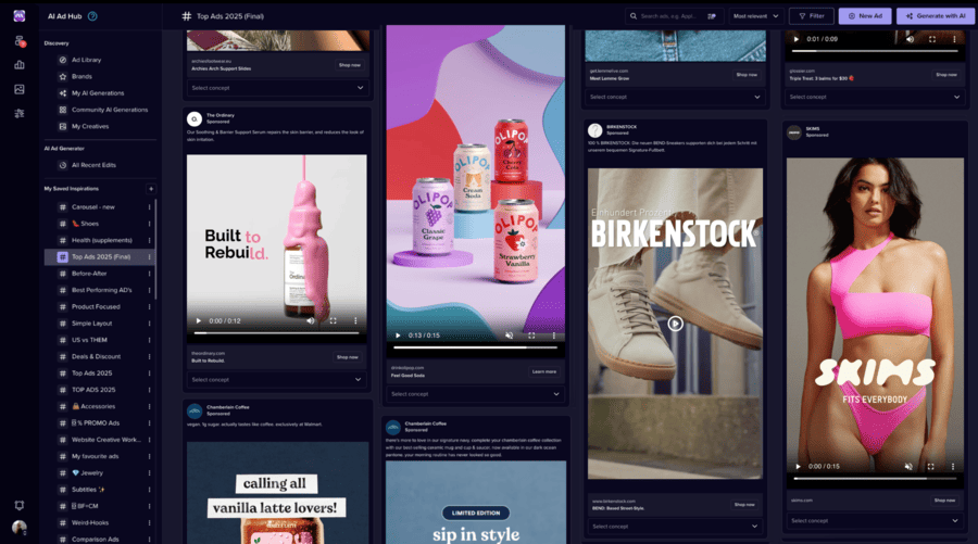 Madgicx Ad Library