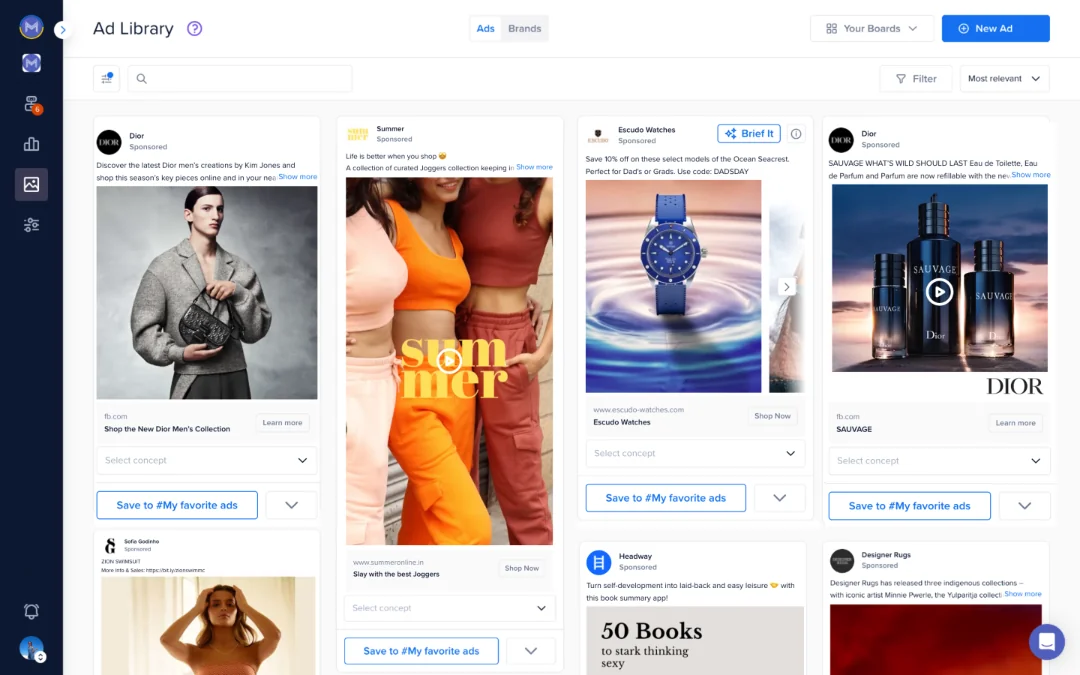 Madgicx's Ad Library