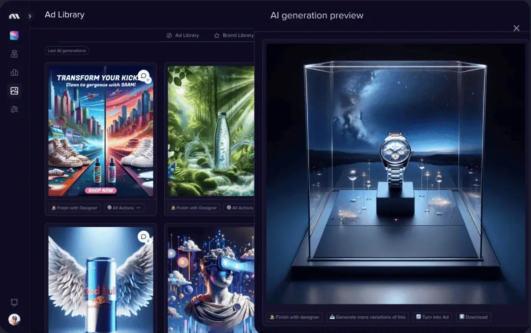 Madgicx AI Ad Generator comp