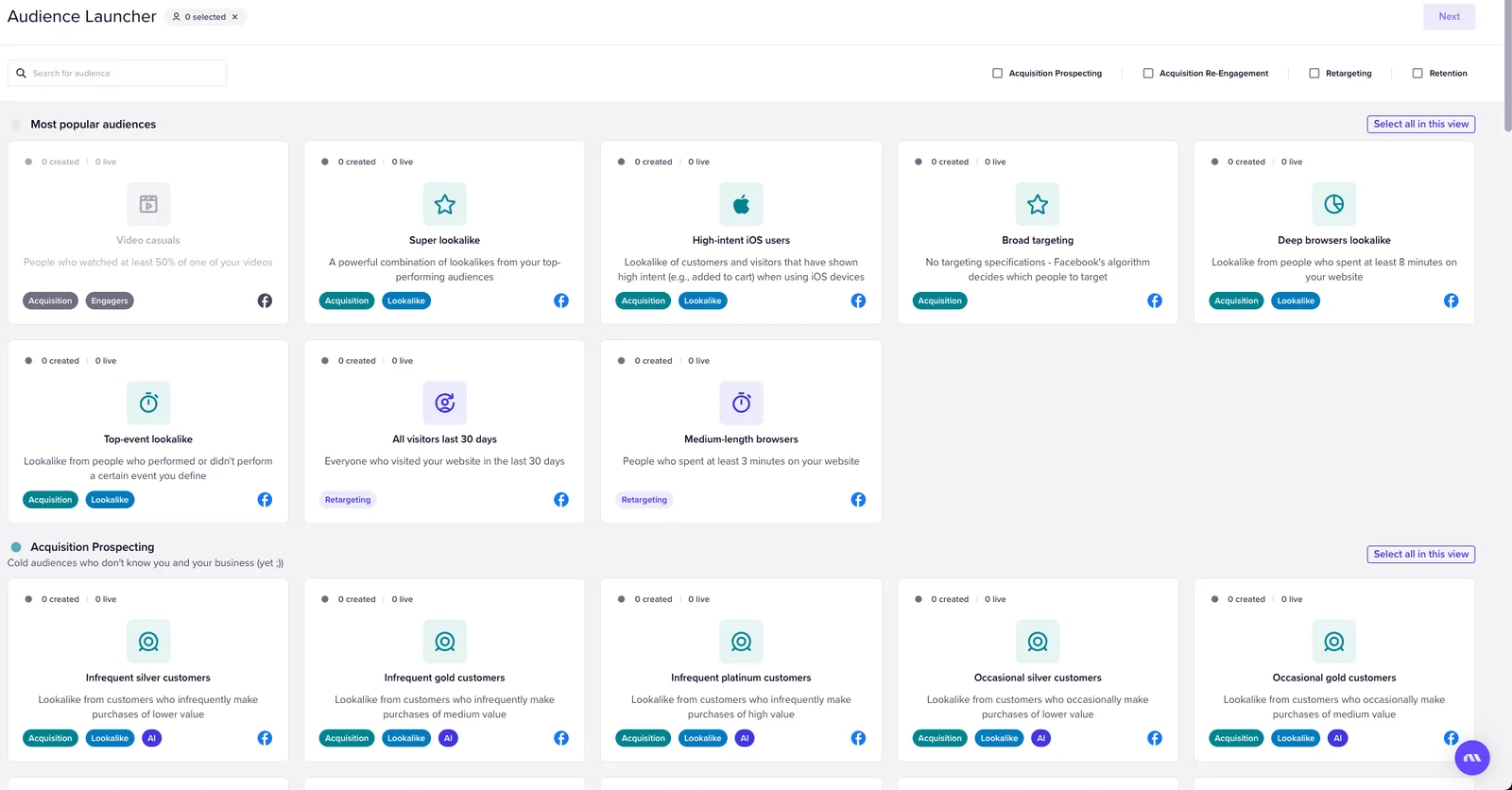Madgicx - Audience Launcher