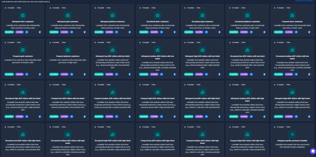 Madgicx's Audience Launcher