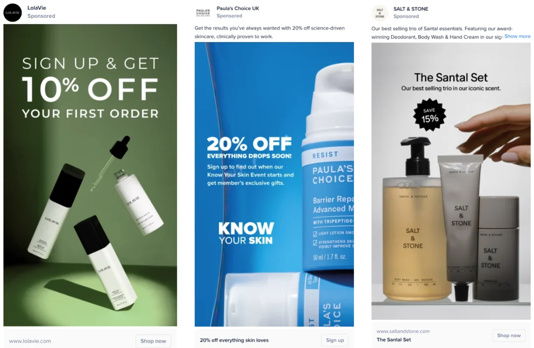 Meta ads - feed and story