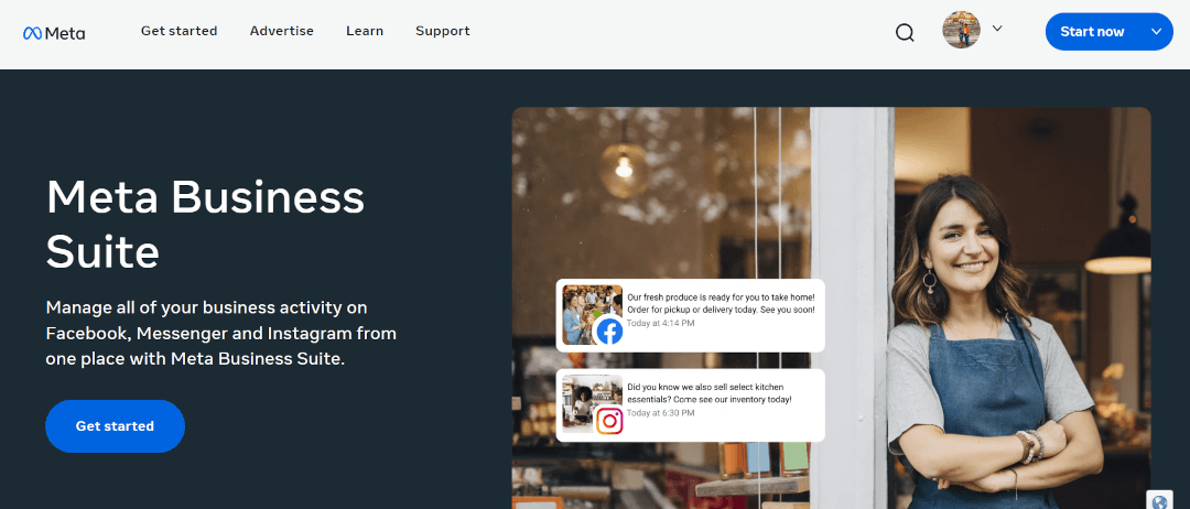 Meta Business Suite - social media data collection tool