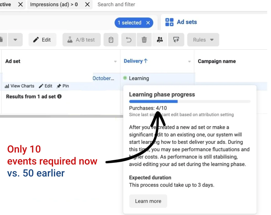 Meta - learning phase progress bar