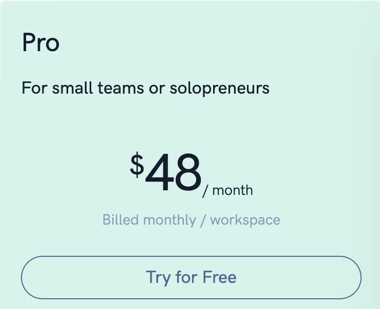 Narrato monthly pricing
