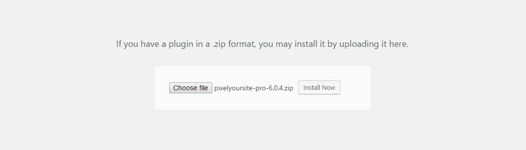 Pixelyoursite -  installing the plugin 2