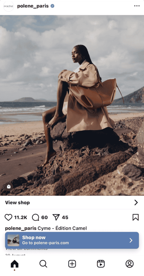 Polene Shopping ad