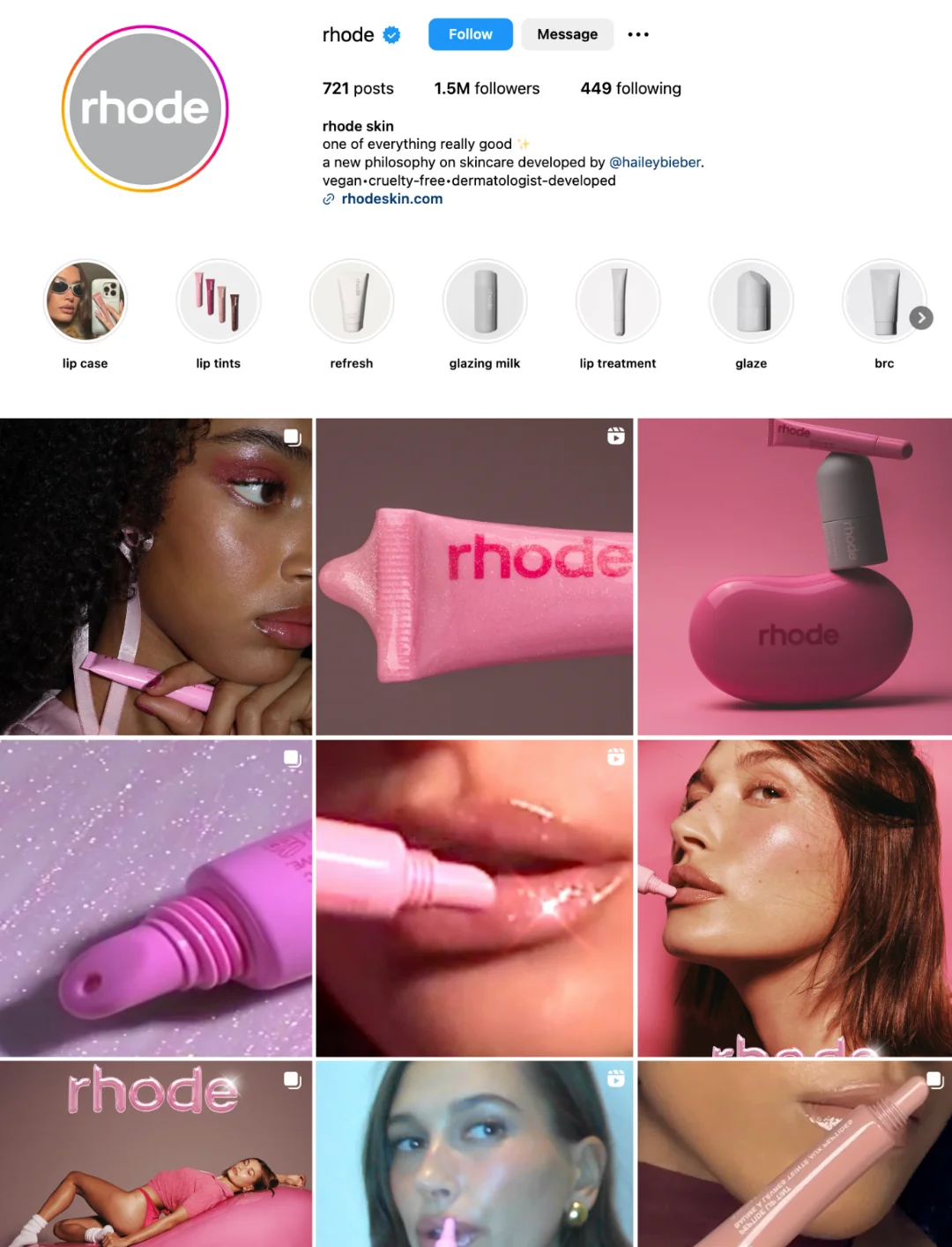 Rhodes Beauty Instagram