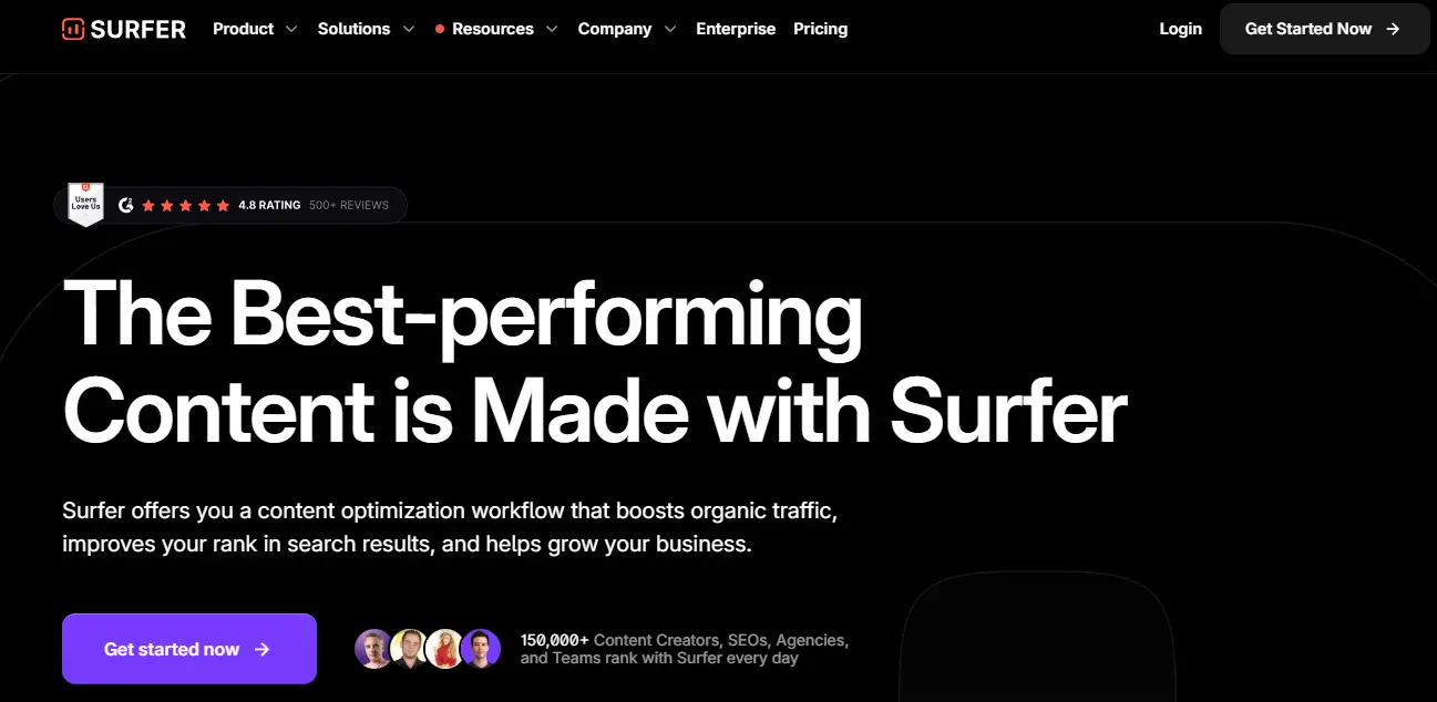 SurferSEO - AI Marketing tools