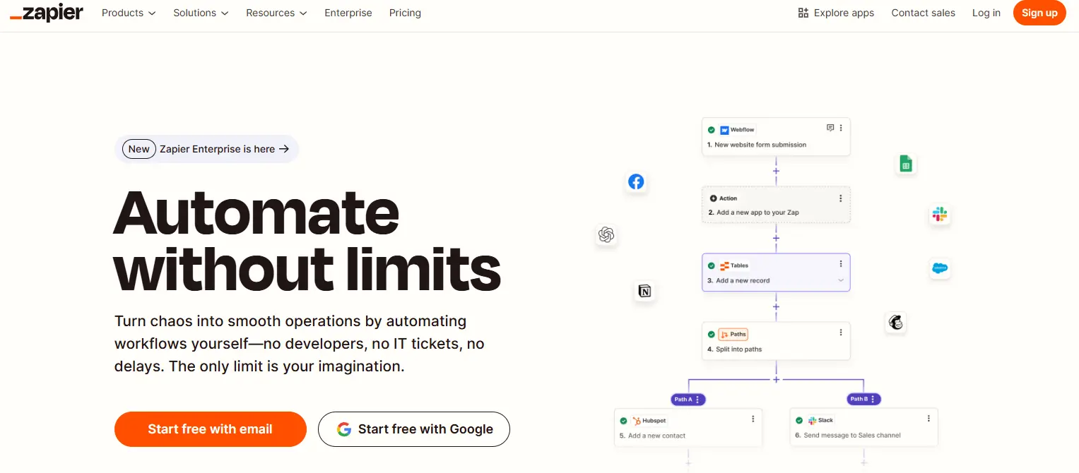 Zapier - AI Marketing Tools