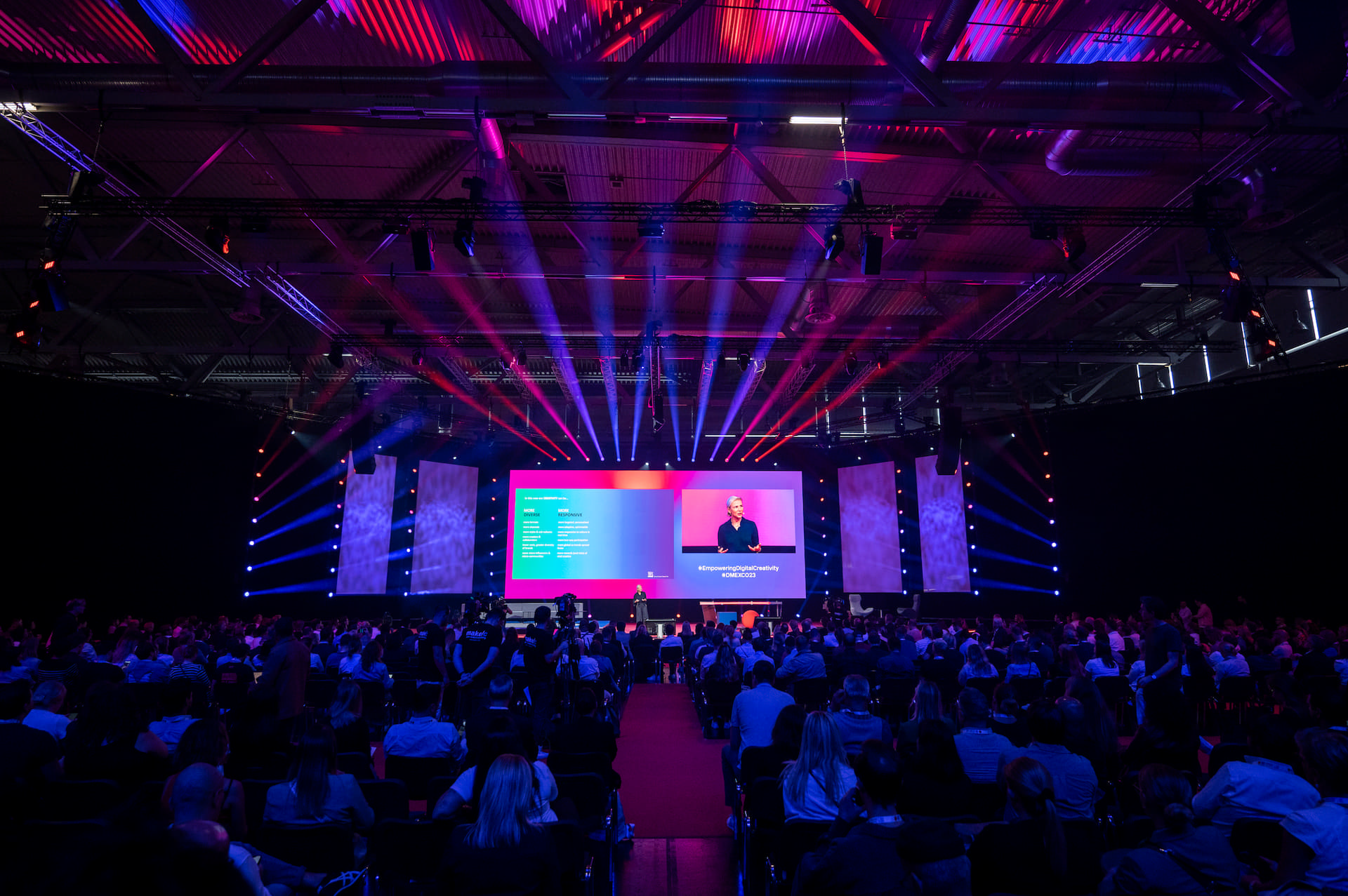 Conference stage and audience at DMEXCO