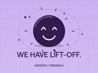 Lift-off — original Madgicx reaction GIF