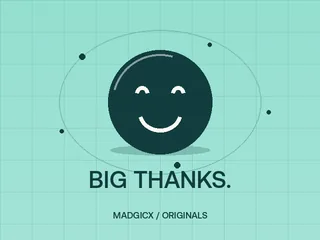 Big thanks — original Madgicx reaction GIF